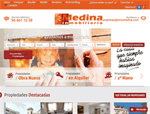 Tablet Screenshot of inmomedina.com